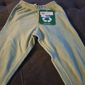 Green Fleece Pants